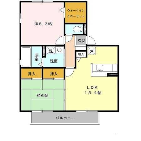 アメニティーコートの物件間取画像
