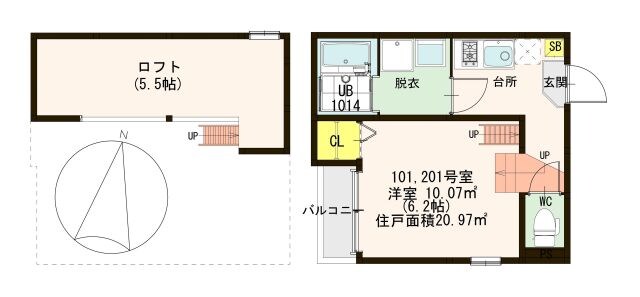 ライトブレスの物件間取画像