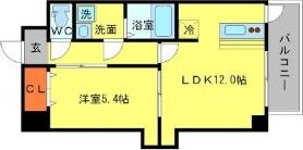 淡路駅 徒歩1分 4階の物件間取画像