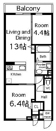 Verde豊里の物件間取画像
