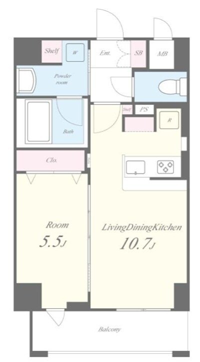 ハピネスガーデン新大阪の物件間取画像