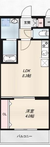 加島駅 徒歩9分 3階の物件間取画像