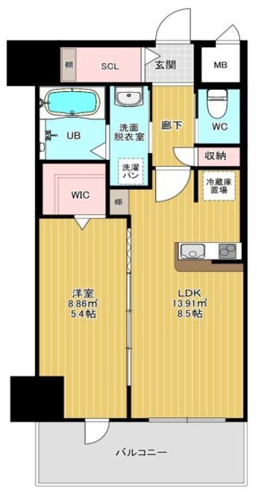エールグラン豊中本町の物件間取画像