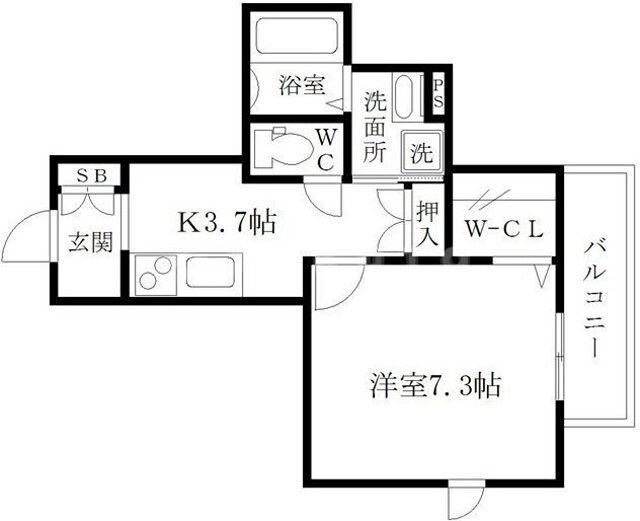 東三国駅 徒歩4分 3階の物件間取画像