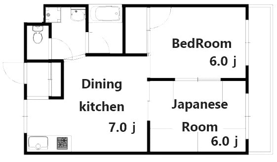 園田駅 徒歩5分 4階の物件間取画像