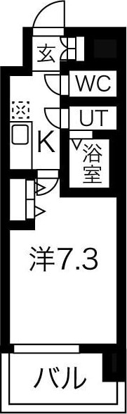 新大阪駅 徒歩10分 11階の物件間取画像