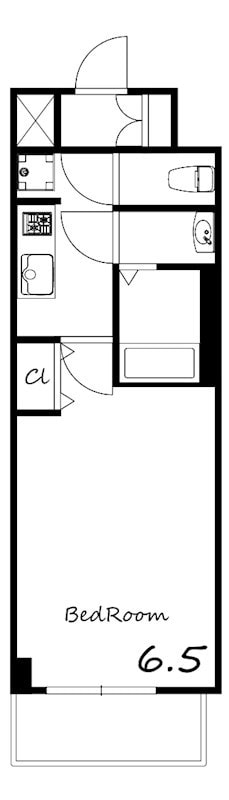 江坂駅 徒歩4分 5階の物件間取画像