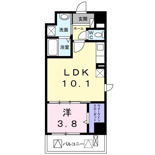 南吹田　駅 徒歩7分 4階の物件間取画像