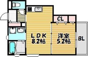 加島駅 徒歩9分 1階の物件間取画像