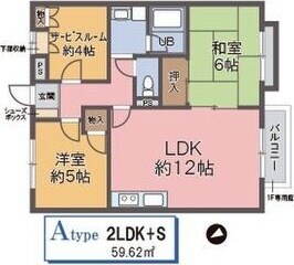 エトワールハイツの物件間取画像