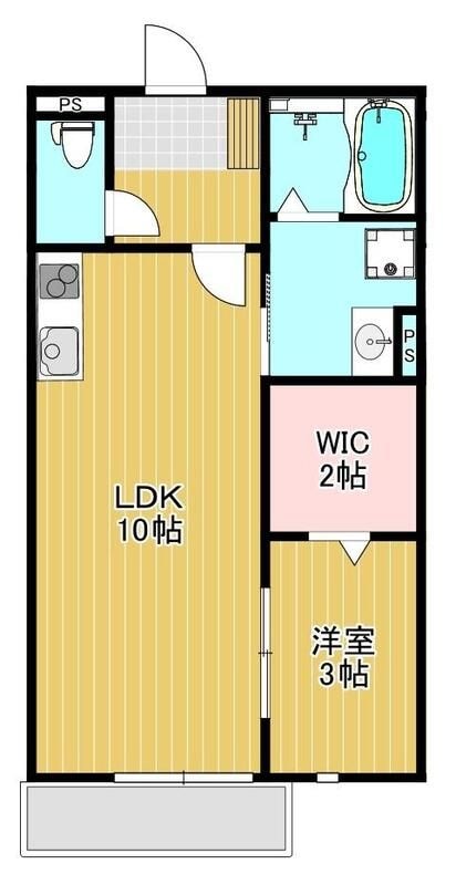 岸辺駅 徒歩15分 2階の物件間取画像