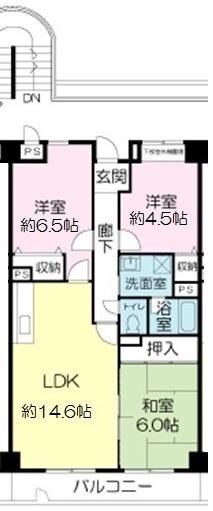 塚口駅 徒歩3分 3階の物件間取画像