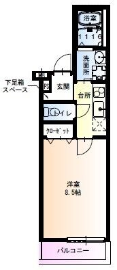 御幣島駅 徒歩12分 3階の物件間取画像