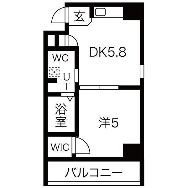 豊中駅 徒歩3分 5階の物件間取画像