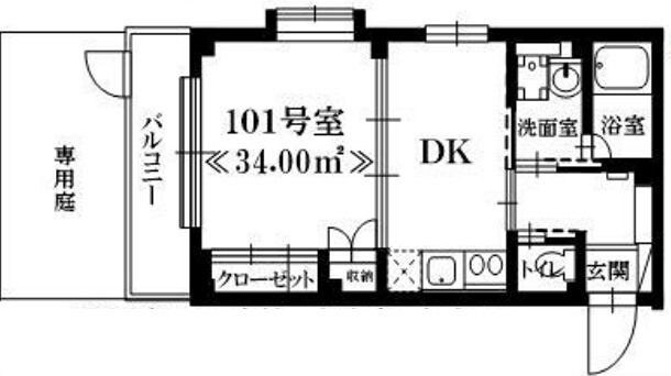 江坂駅 徒歩7分 3階の物件間取画像