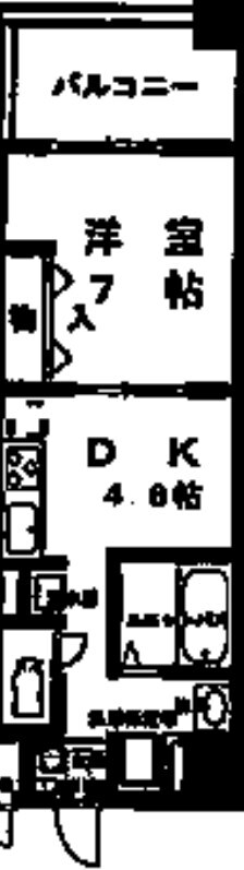江坂駅 徒歩5分 2階の物件間取画像