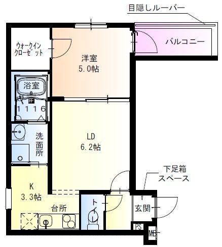 フジパレス庄内サウスの物件間取画像