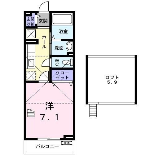 カンタービレの物件間取画像