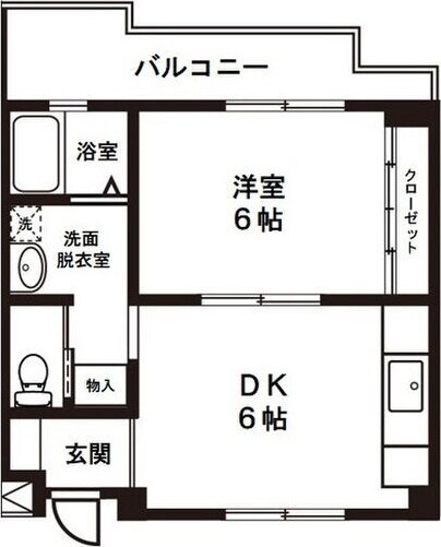 中山寺駅 徒歩29分 2階の物件間取画像