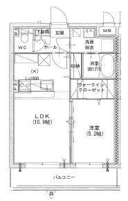 少路駅 徒歩15分 2階の物件間取画像