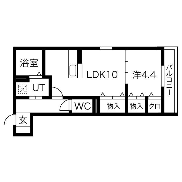 武庫之荘駅 徒歩7分 1階の物件間取画像