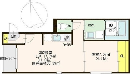 グランデュオSATOの物件間取画像