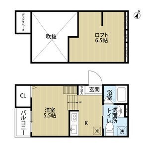 フォンテーヌ武庫川の物件間取画像