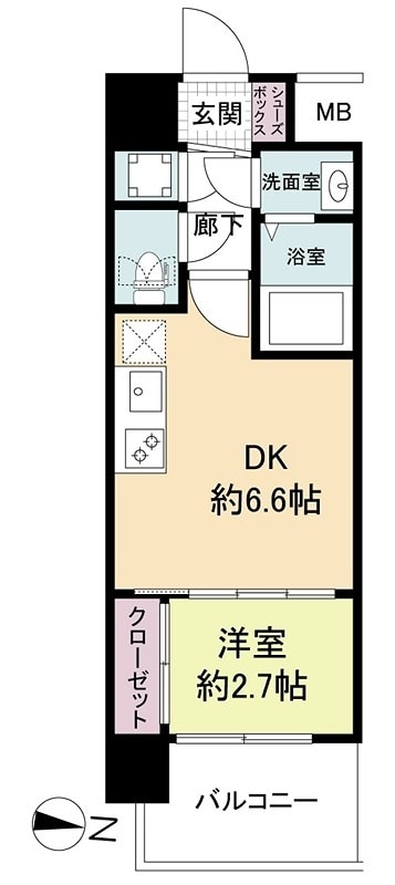 東三国駅 徒歩4分 5階の物件間取画像