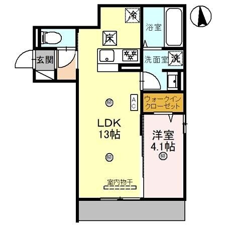 アリビオ蛍池の物件間取画像