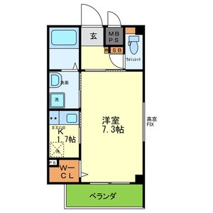 L＆CスターハイツNo10の物件間取画像