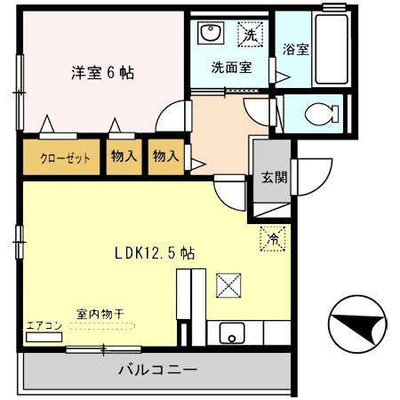 エル プエンテIIの物件間取画像