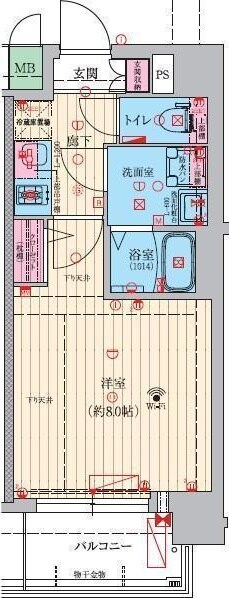 吹田駅 徒歩3分 6階の物件間取画像