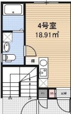 崇禅寺駅 徒歩5分 4階の物件間取画像