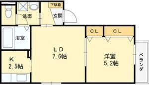 ブルーキューブの物件間取画像