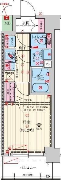 関大前駅 徒歩9分 5階の物件間取画像