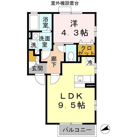 エクセレンテの物件間取画像