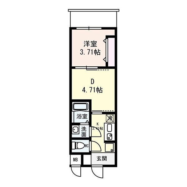 江坂駅 徒歩10分 3階の物件間取画像