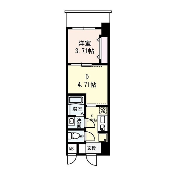 江坂駅 徒歩10分 9階の物件間取画像