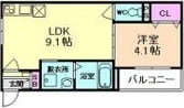 立花駅 徒歩5分 1階の物件間取画像