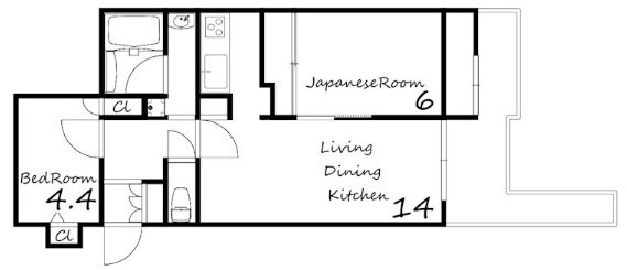 リブレ待兼山の物件間取画像