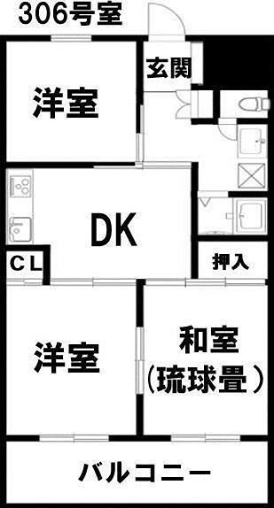 西中島南方駅 徒歩1分 3階の物件間取画像