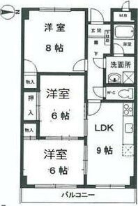 ツインパレス武庫の物件間取画像