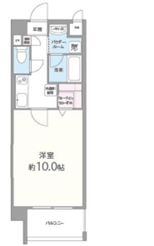 シェリール コートの物件間取画像