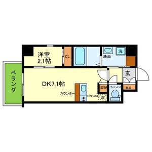 伊丹駅 徒歩13分 3階の物件間取画像