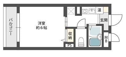 コムズハウス千里中央Iの物件間取画像