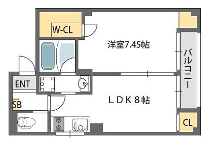 下新庄駅 徒歩3分 2階の物件間取画像