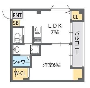 下新庄駅 徒歩3分 4階の物件間取画像