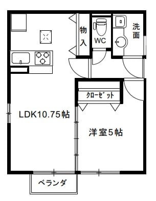 塚口駅 徒歩9分 1階の物件間取画像