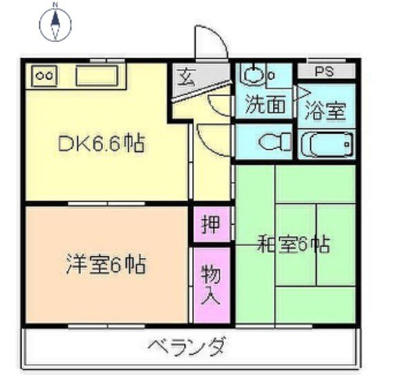 アルテハイム服部の物件間取画像