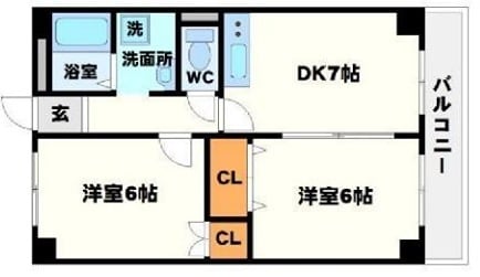 吹田駅 徒歩2分 3階の物件間取画像